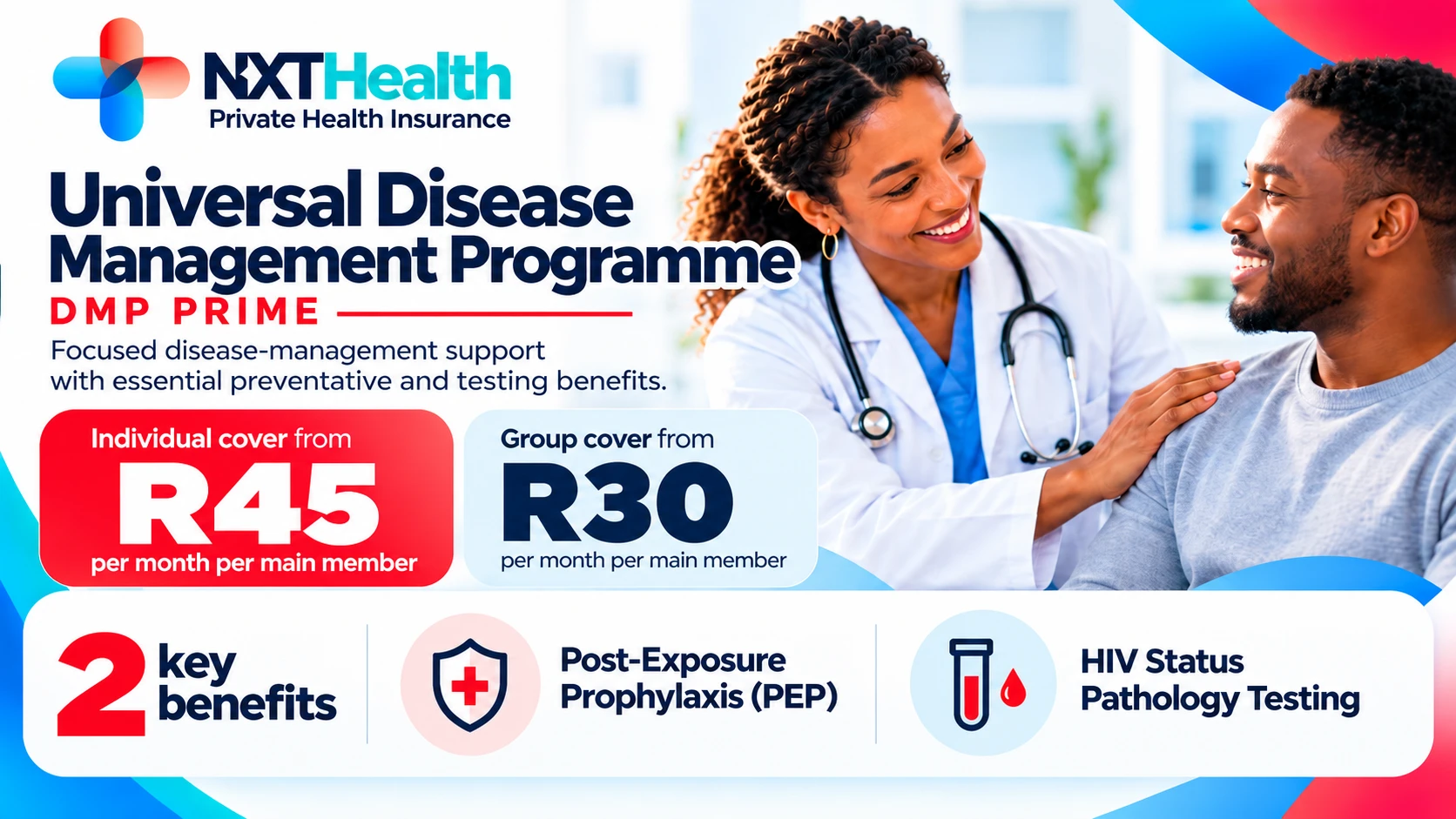 Universal Health DMP Prime add-on creative