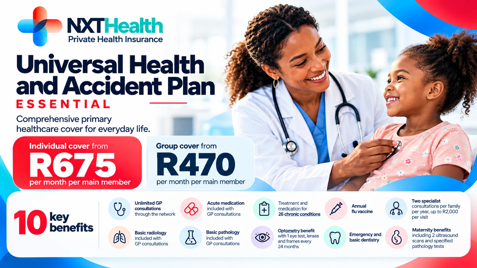 Universal Health Essential plan creative