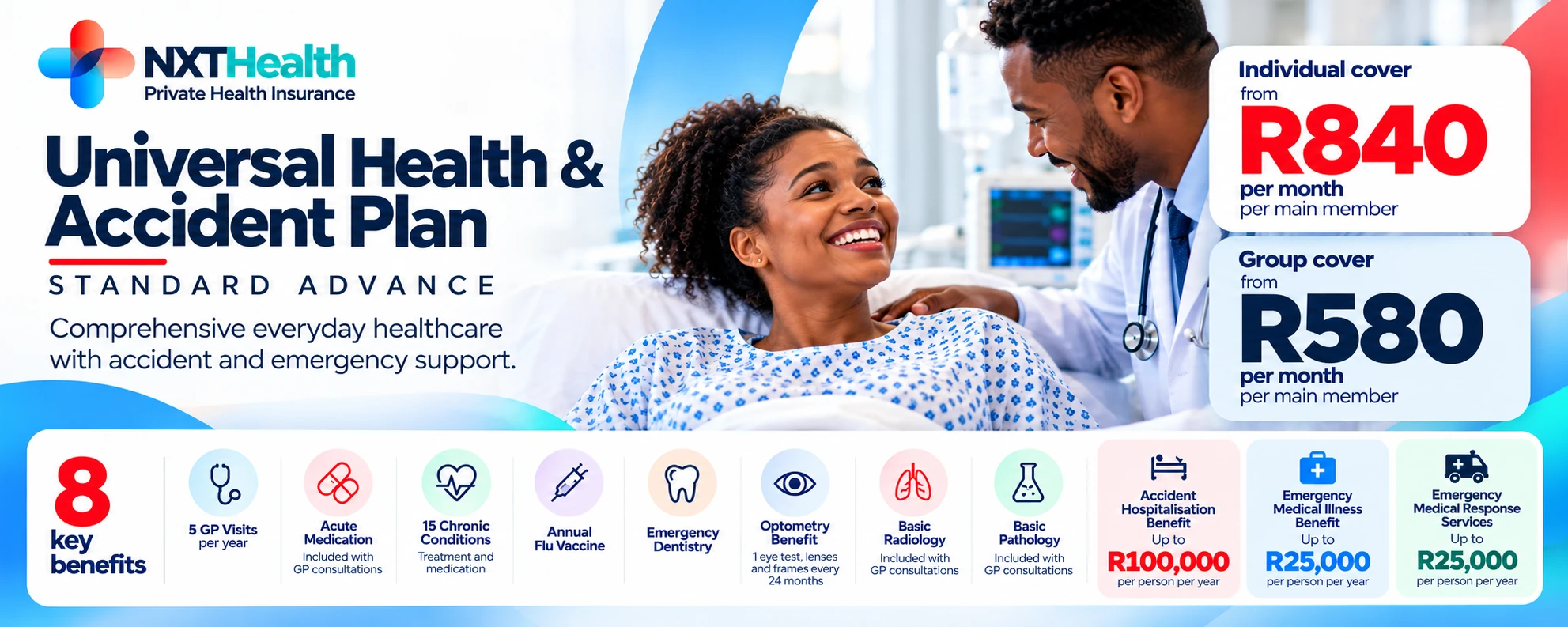 Universal Health Standard Advance plan creative